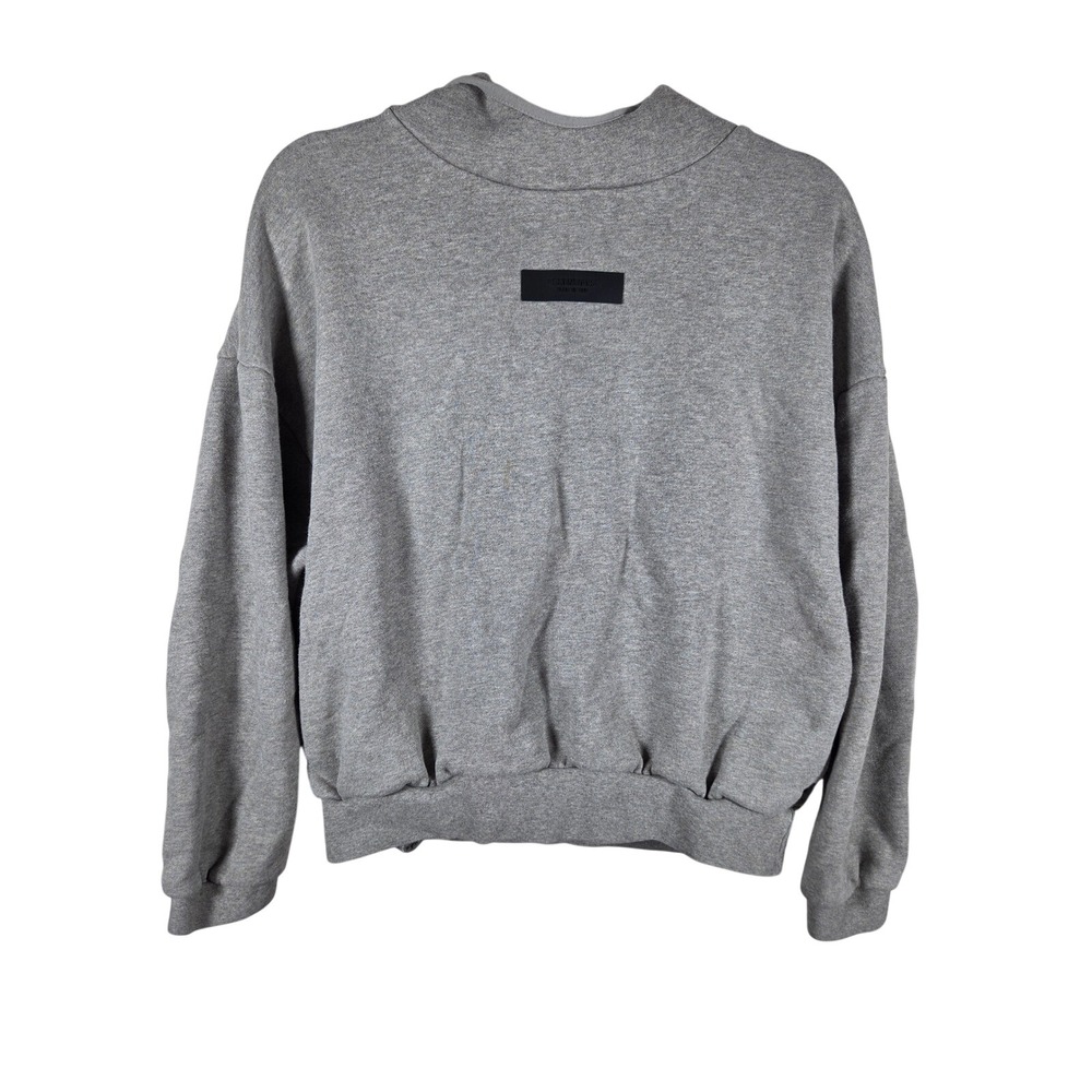Fear of God Essentials Hoodie Unisex XXS Gray Pullover Cozy Oversized Streetwear